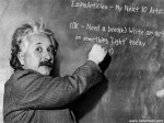 Einstein writing his next 10 EzineArticle ideas